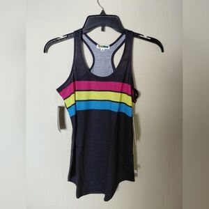 Tipsy Elves Pan Pride Flag Tank Top Size SMALL NWT